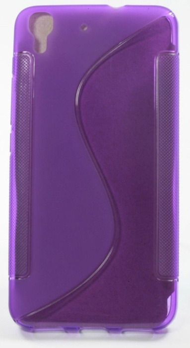 Cover S-Line Huawei Ascend Y6 Purple Cover Silicone