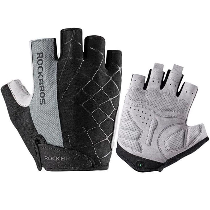 Gants de cyclisme Rockbros S109GR, taille L - gris