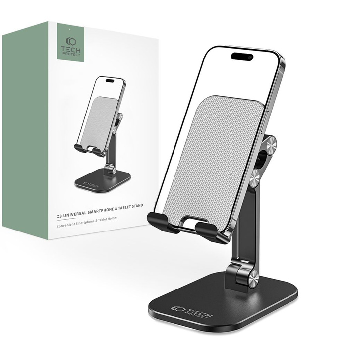 TECH-PROTECT Z3 Universal Stand Holder Smartphone &amp; Tablet Black