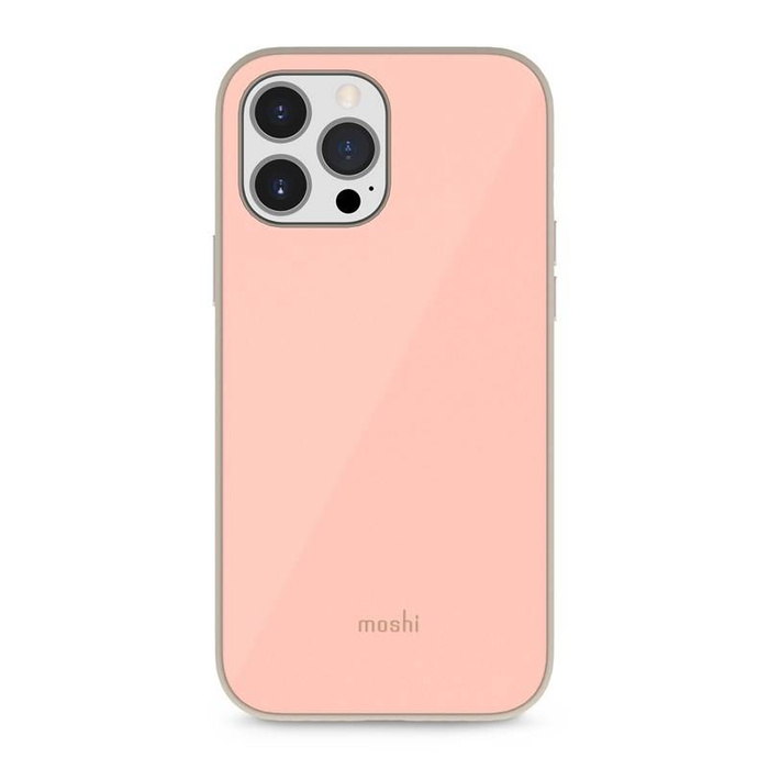 Pouzdro MOSHI Apple iPhone 13 Pro Max iGlaze Slim Hardshell System SnapTo Pink Case