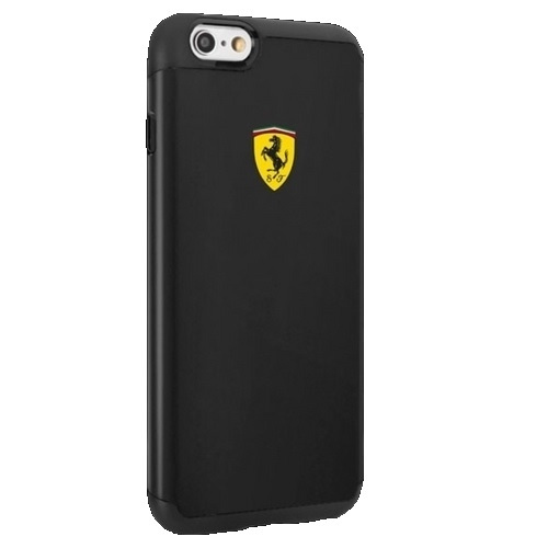 Pouzdro FERRARI Apple iPhone 6 6S Nárazuvzdorné černé pouzdro