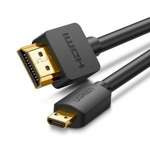 Cable UGREEN Micro HDMI - HDMI 4K 3D 3m Black