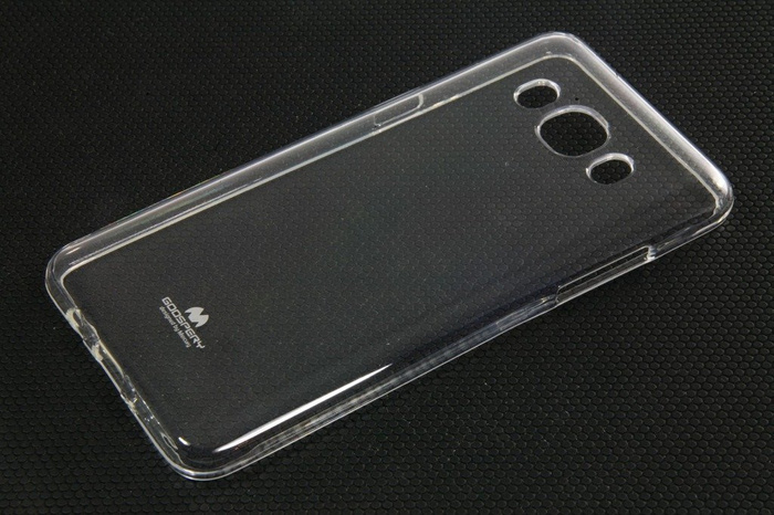 Pouzdro MERCURY Jelly Case Samsung Galaxy J5 2016 Transparentní silikonový kryt