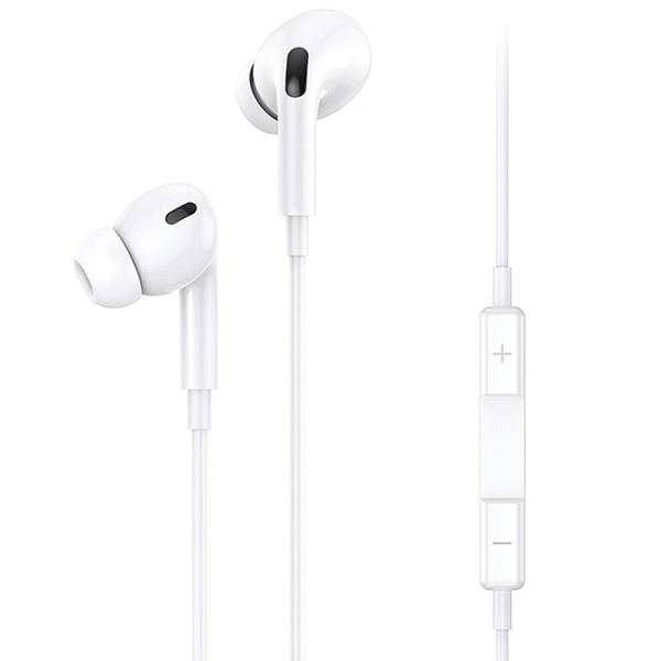 Casque USAMS stéréo USB-C Blanc