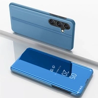 Clear View Case für Samsung Galaxy A36 Cover mit Klappdeckel - Blau