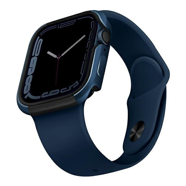 UNIQ pouzdro Valencia Apple Watch Série 4/5/6/7/SE 45/44 mm. modrá/modrá