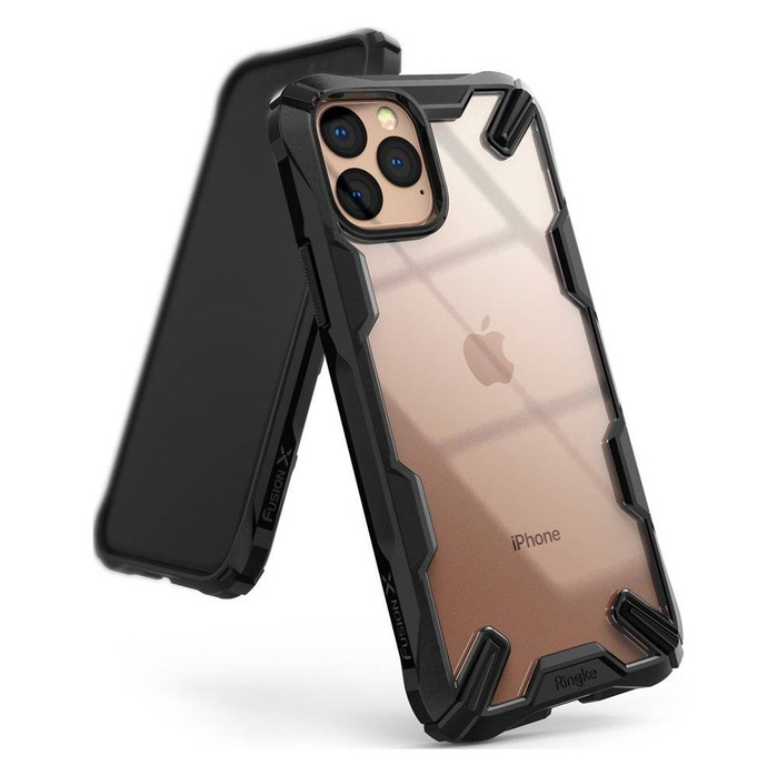 Ringke Fusion X cover blindata con cornice per iPhone 11 Pro nero (FUAP0013)