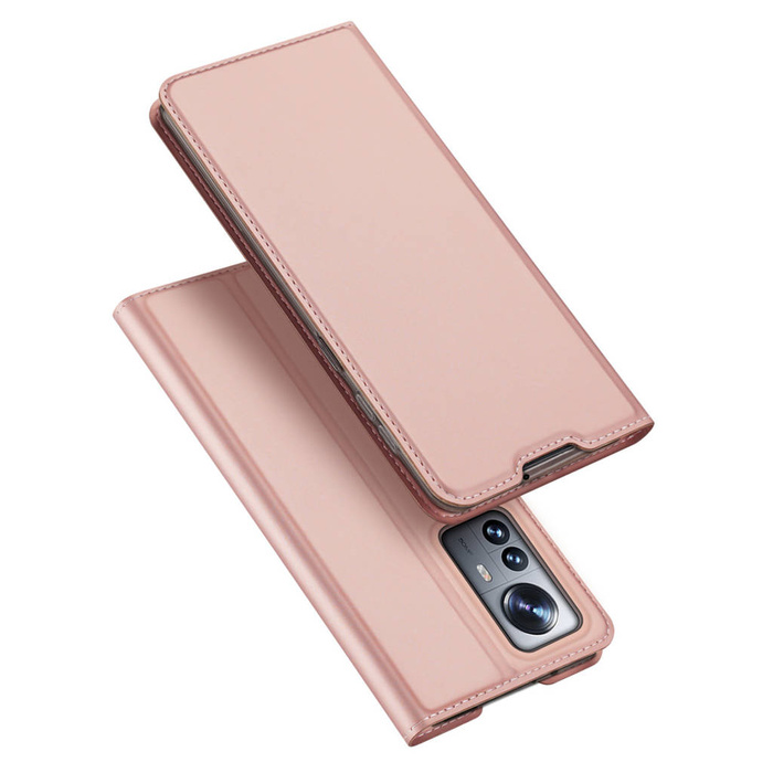 Dux Ducis Skin Pro Holster Cover Flip Cover pro Xiaomi 12 Pro růžový