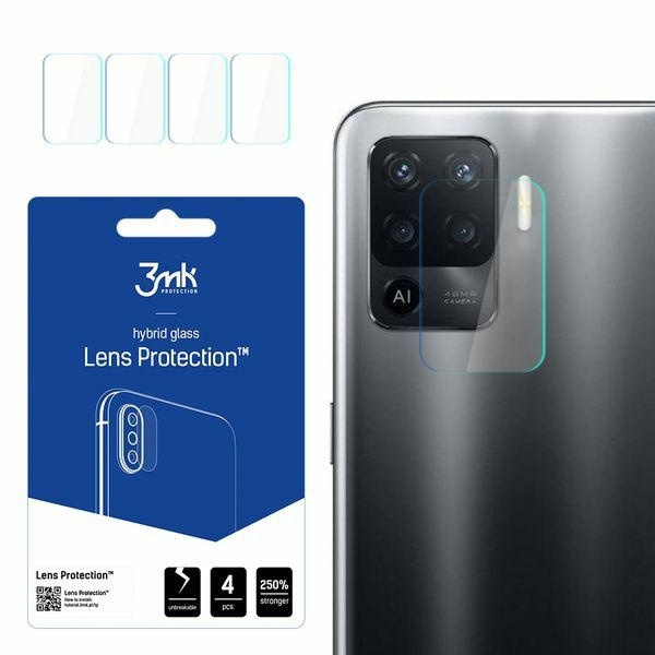 Glass Hybrid 3MK Oppo Reno 5 Lite Lens Protect 4pcs Glass