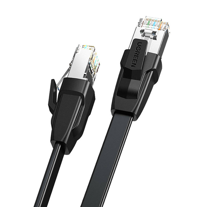 Ugreen LAN cable Ethernet Cat.8 U / FTP flat 1m black (NW134)