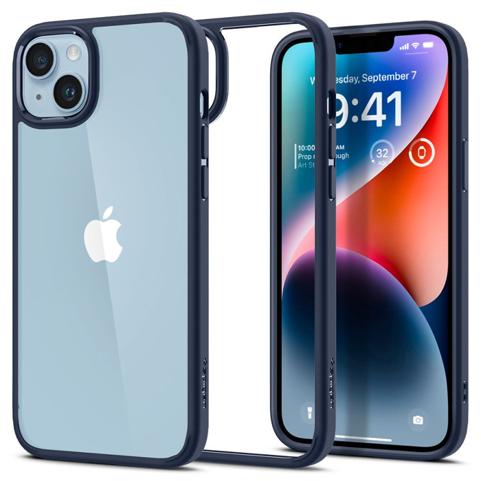 Cover Spigen Ultra Hybrid IPhone 14 PLUS BLU NAVY