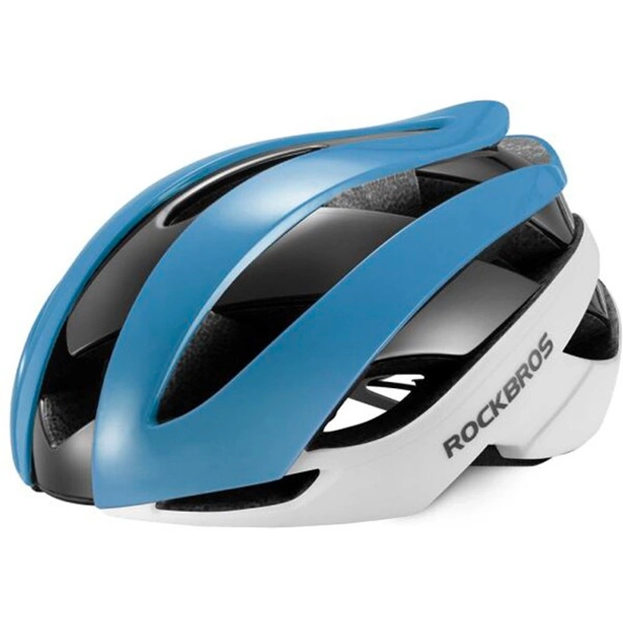 [APRÈS RETOUR] Casque de vélo Rockbros 10110004004 taille M - bleu et blanc