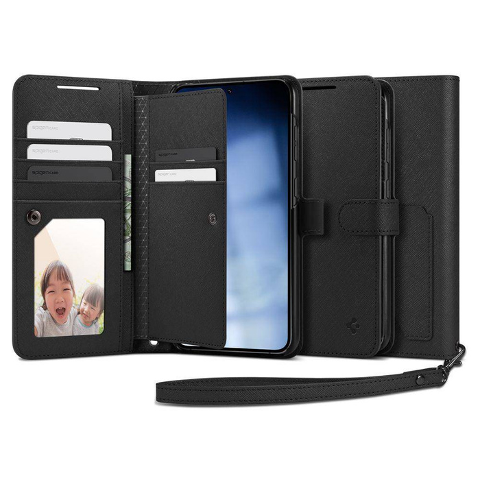 Case Spigen WALLET "S" PLUS GALAXY S23+ PLUS BLACK