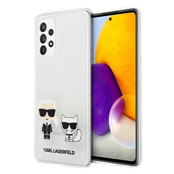 Coque KARL LAGERFELD Samsung Galaxy A72 Karl & Choupette Clear Hardcase