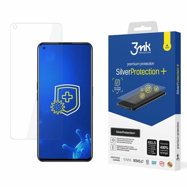 3MK Silver Protect + Realme GT Neo 2 5G Antimikrobiální Ochranná Folie montovaná na mokro