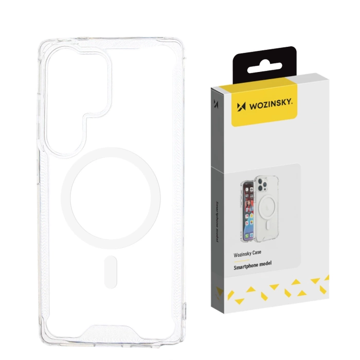 Wozinsky Clear Corner Case MagSafe für Samsung Galaxy S25 - Transparent