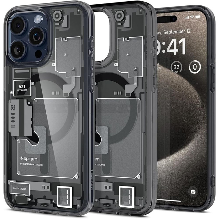 Case iPhone 15 Pro Max Spigen Ultra Hybrid Mag MagSafe Zero One Case