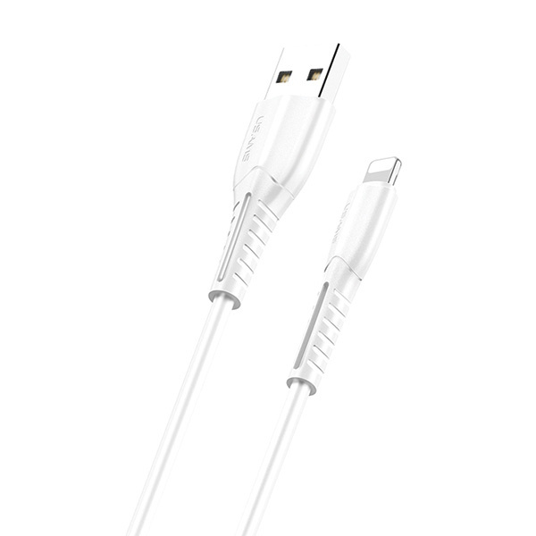 Cable USAMS Lightning 2A Fast Charge 1m White