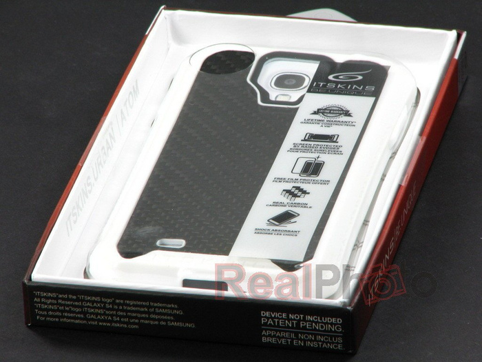 Case Samsung Galaxy S4 I9500 ITSKINS Atom Sheen Carbon White