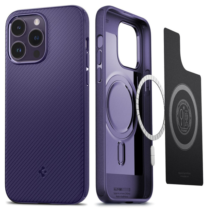 Obal Spigen Mag Armor iPhone 14 Pro Max Deep Purplecase