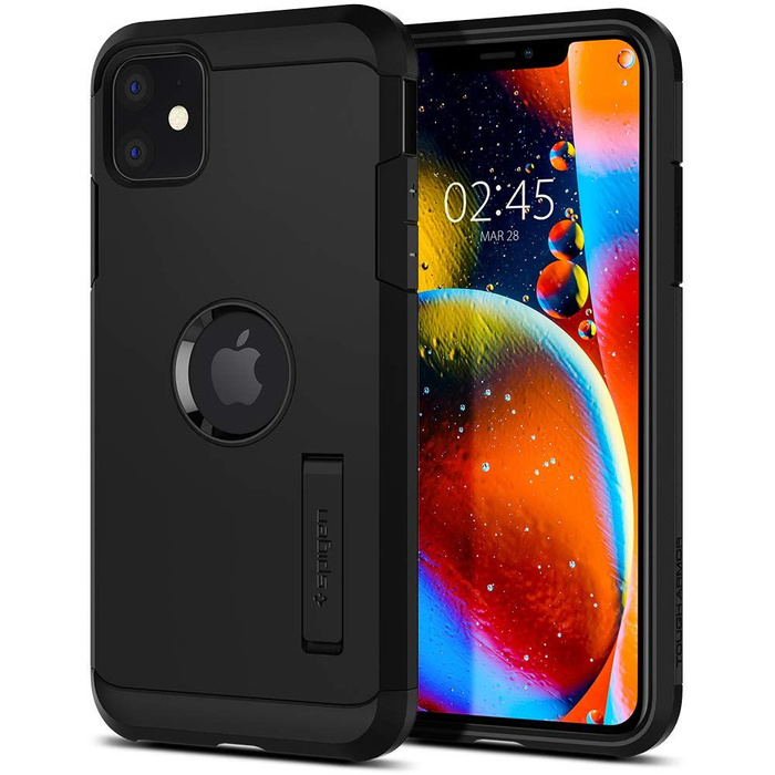 Pouzdro SPIGEN Tough Armor Apple Iphone 11 Black Black Case