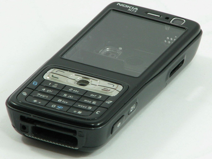 NOKIA N73 Custodia nera originale completa di grado C