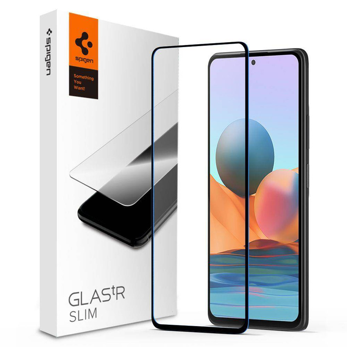 Vetro temperato SPIGEN Xiaomi Redmi Note 10 Pro Glass Fc Nero