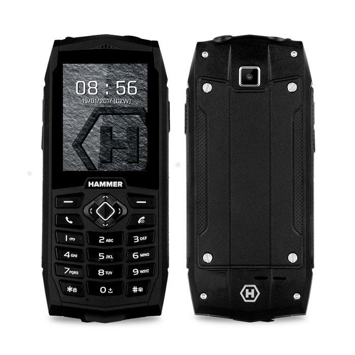 Telefon HAMMER 3 fekete