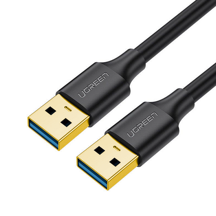 Ugreen kabel Kabel USB 3.0 (samec) – USB 3.0 (samec) 2m šedý (10371)