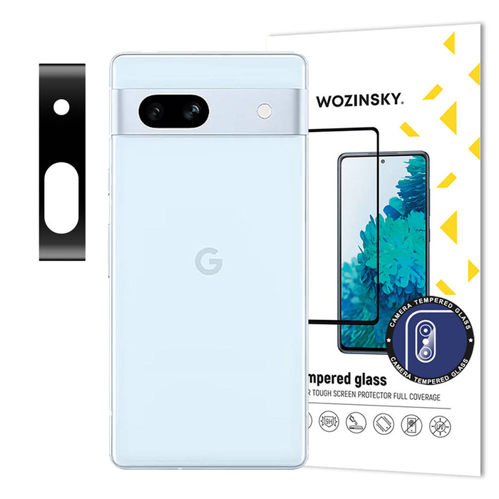 Verre trempé Wozinsky Full Camera Glass pour Google Pixel 7a pour appareil photo 9H