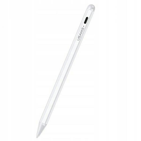 USAMS Stylus Active Touch Screen Pour iPad blanc / blanc ZB223DRB01 (US-ZB223)