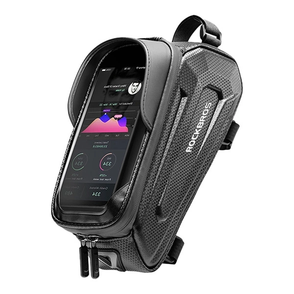 Rockbros B68-1 sacoche de vélo blindée pour téléphone 1,5l - noir