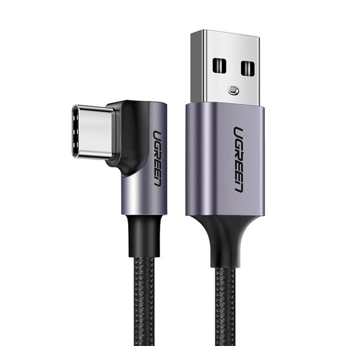 UGREEN USB-C abgewinkelt 3A Schnellladung 3.0 Kabel 1m