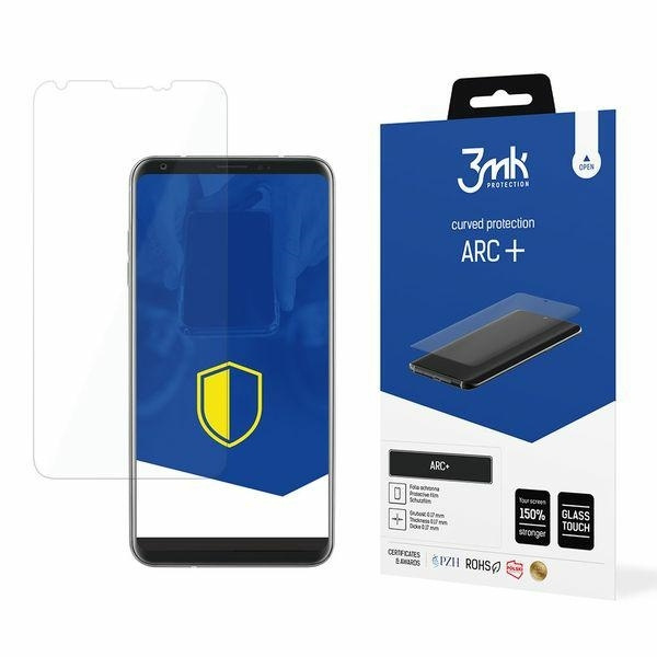 Screen Protector Protective 3MK LG V30 ARC+ Fullscreen