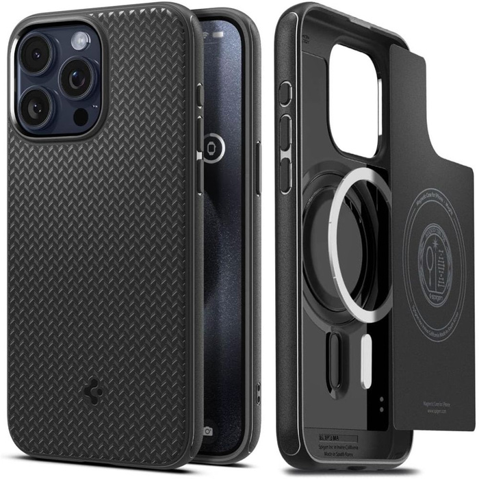 Obal Spigen Mag Armor iPhone 15 Pro MATTE Černá