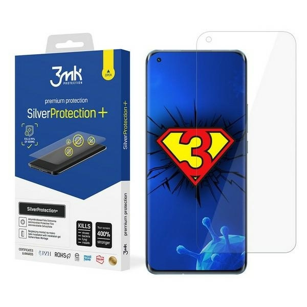 Screen Protector 3mk Xiaomi Mi 11 Silver Protect+ Wet Mounted Antimicrobial