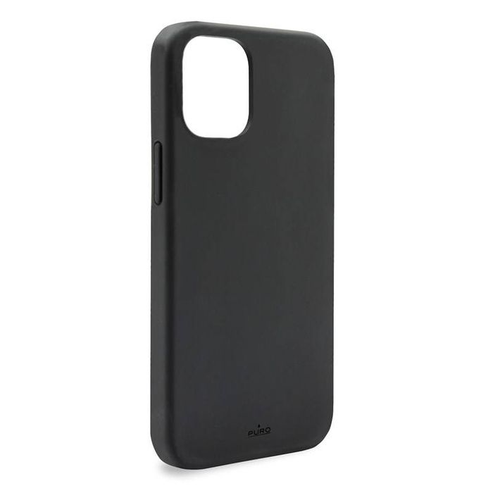 Hülle PURO iPhone 13 Pro Icon Anti-Microbial Cover - mit antibakteriellem Schutz (schwarz)