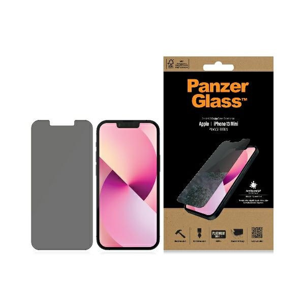 PanzerGlass Standard Super+ iPhone 13 Mini 5.4" Privacy Antibacterial P2741