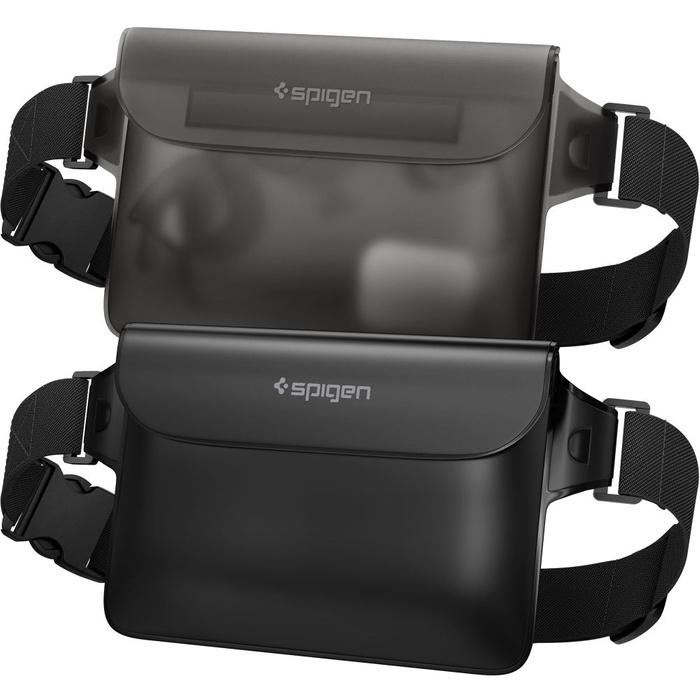 Spigen A620 UNIVERSAL WATERPROOF WAIST BAG 2-PACK BLACK