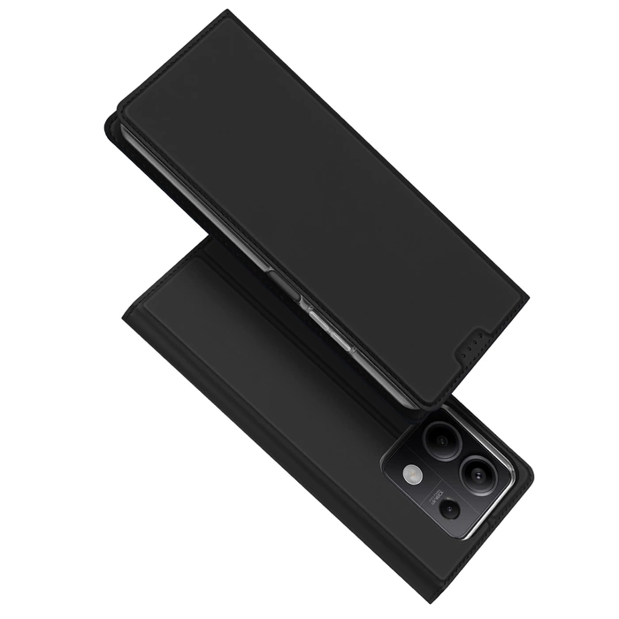 Etui Dux Ducis Skin Pro avec rabat et emplacement carte pour Xiaomi Redmi Note 13 5G - noir