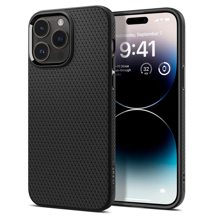 Pouzdro SPIGEN iPhone Pro Liquid Air MATTE Black Case