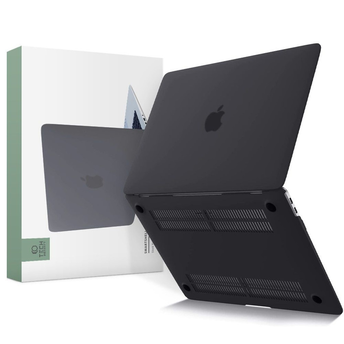 Pouzdro TECH-PROTECT Smartshell Macbook Air 13 2018 Matně černé černé pouzdro