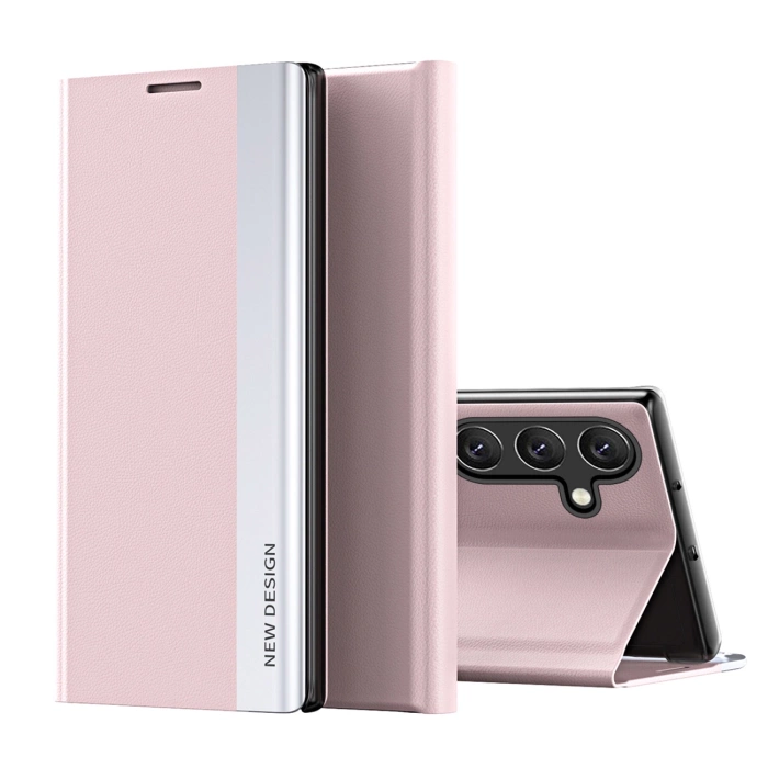 Sleep Case Pro Cover mit Klappdeckel und Ständer für Samsung Galaxy A56 - Rosa