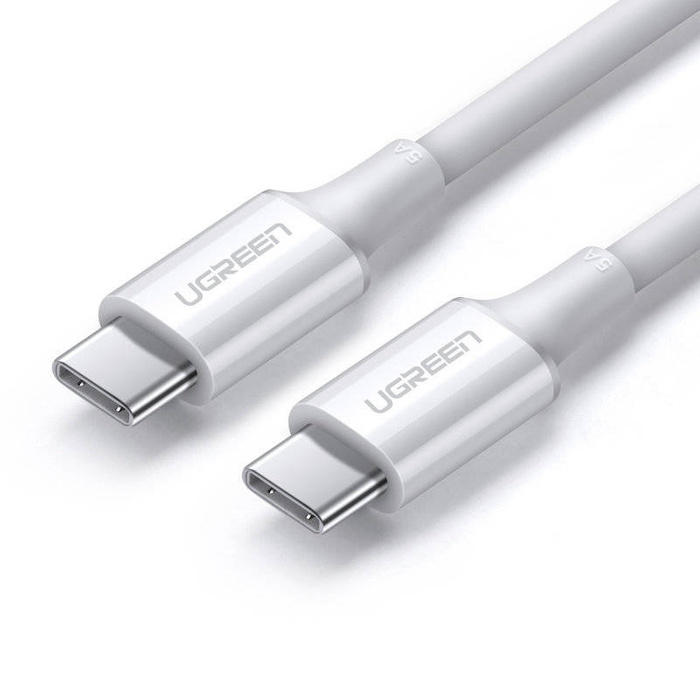 Câble Ugreen Câble USB Type C (mâle) vers Type C (mâle) 1m blanc (US300)