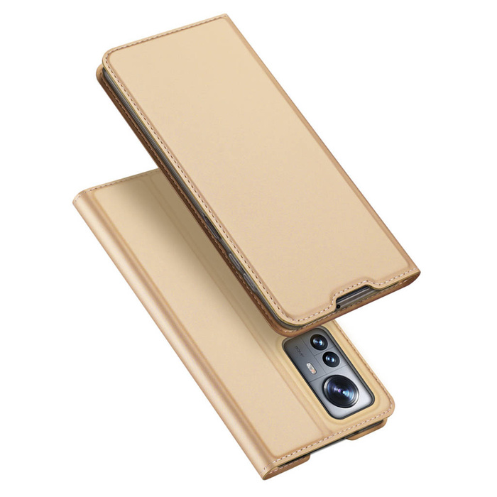 Dux Ducis Skin Pro Holster Cover Flip Cover pro Xiaomi 12 Pro gold