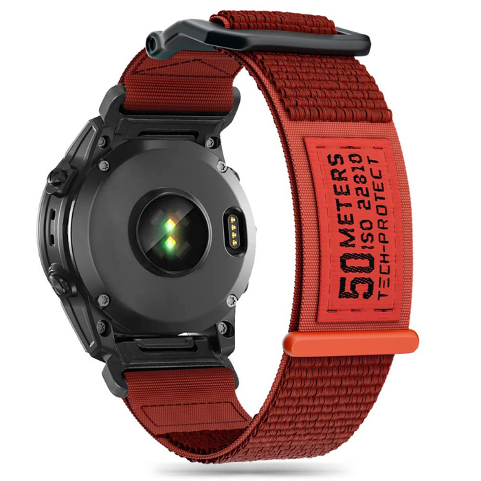 Řemínek Tech-protect Scout Garmin Fenix 3 / 5x / 3h / 5x Plus / 6x / 6x Pro / 7x Oranžová