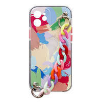 Color Chain Case gel flexible elastic case cover with a chain pendant for Xiaomi Redmi Note 10 / Redmi Note 10S multicolour  (4)