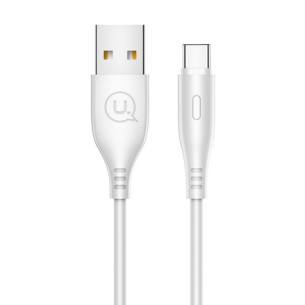 USAMS USB-C 2A Schnellladekabel 1m Weiß