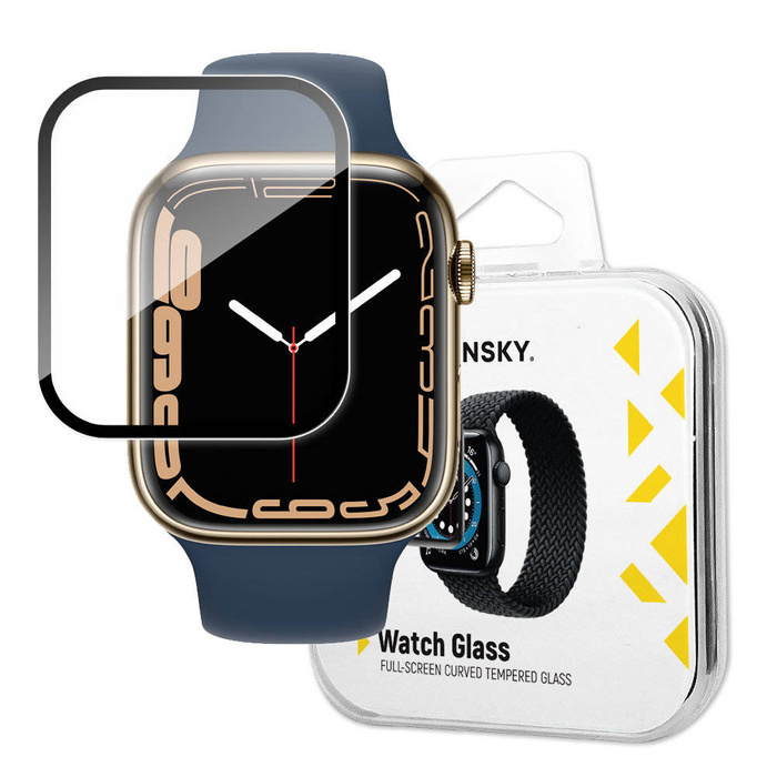 Hybridní sklo Wozinsky Watch Glass pro Apple Watch 7/8 45 mm černé