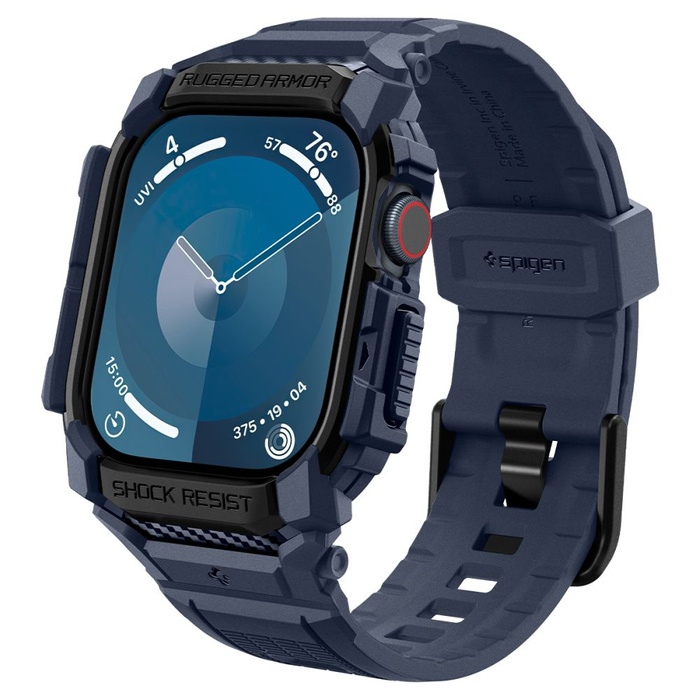 Hülle Spigen Rugged Armor Apple Watch "PRO" 10 (46 MM) MARINEBLAU